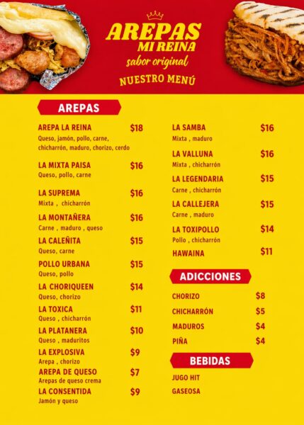 Arepas mi reina